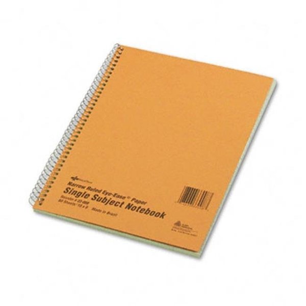 National Brand National Brand 33008 Subject Wirebound Notebook- Narrow/Margin Rule- 8 x 10- Green- 80 Sheets 33008